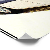 POSTER VINTAGE - AUSTIN HEALEY 3000 (Coin)