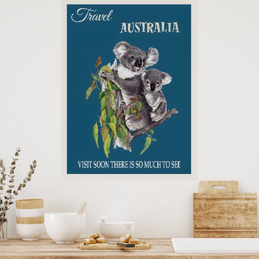 Poster vintage australien (Cuisine)