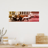 Poster Vintage Austria Vienna parliament (Cuisine)