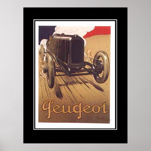 poster vintage automobile 1920 (Devant)