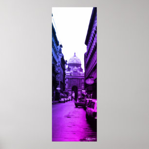 Poster Vintage Autriche Palais Impérial de Vienne
