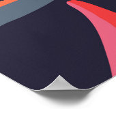 Poster Vintage autumn leaf seamless pattern background. C (Coin)