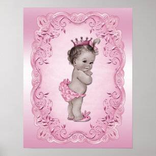 Poster Vintage Baby Princess
