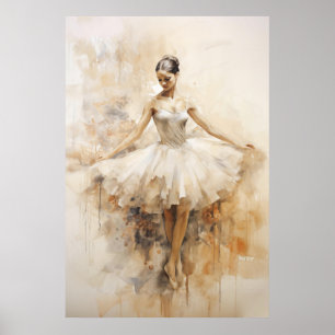 Poster Vintage Ballerina