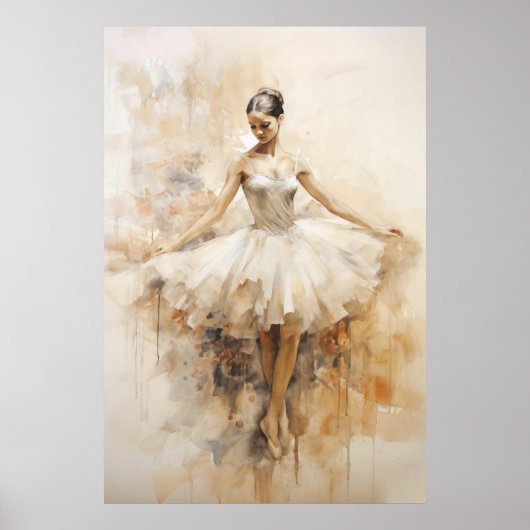 Poster Vintage Ballerina (Devant)