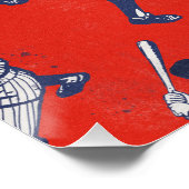 Poster Vintage Baseball pattern (Coin)