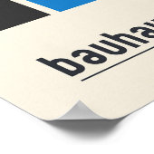 Poster Vintage Bauhaus Formes géométriques Art (Coin)