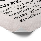 Poster Vintage Beach King Définition du requin (Coin)