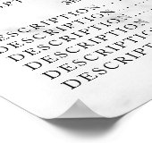 Poster Vintage Beauty Salon Price List (Coin)