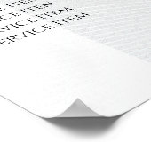 Poster Vintage Beauty Salon Price List (Coin)