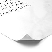 Poster Vintage Beauty Salon Price List (Coin)