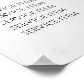 Poster Vintage Beauty Salon Price List (Coin)