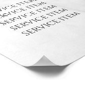 Poster Vintage Beauty Salon Price List (Coin)