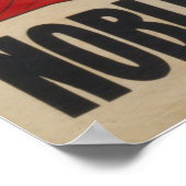 Poster Vintage Bienvenue Noble Belgique (Coin)