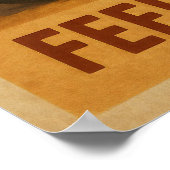 Poster Vintage Biker Freedom Art - Retro Ride Loves (Coin)