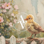 Poster Vintage Bird Springtime Peinture Pays Agritourisme