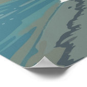 Poster Vintage Biscayne National Park – Tropical Paradise (Coin)