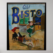 Poster vintage Bisto (Devant)