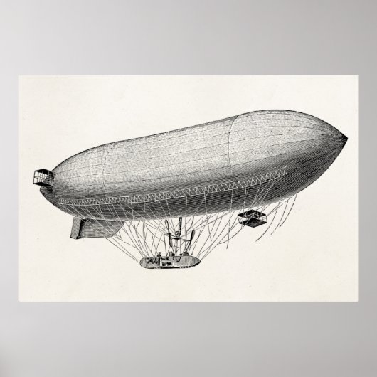 Poster Vintage Blimp (Devant)