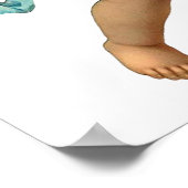 Poster vintage "Blue Cherub" (Coin)