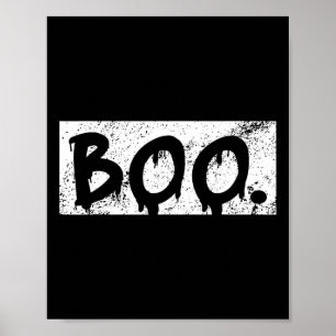 Poster Vintage Boo Funny Retro Costume Halloween Hommes F