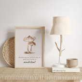 Poster Vintage Botanical Mushroom