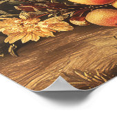 Poster Vintage Botanical Scene with Palms (Coin)