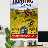 Poster vintage British Railway (Bureau à domicile)