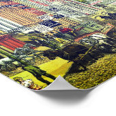 Poster Vintage Broadway, New York (années 1880) (Coin)