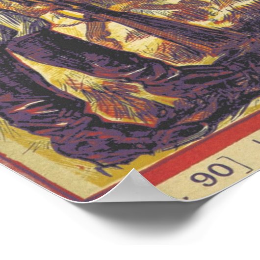 Poster vintage Buffalo Bill (Coin)