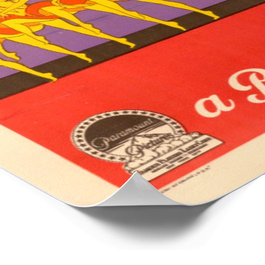 Poster vintage cabaret Gilda Grey (Coin)