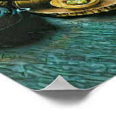 Poster Vintage cadeau sushi (Coin)