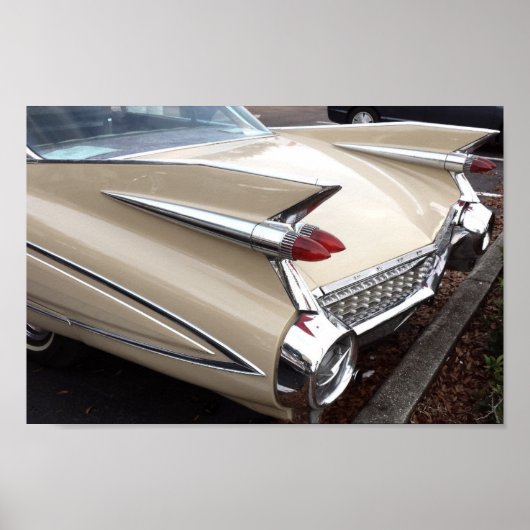 Poster Vintage Cadillac Fleetwood (Devant)