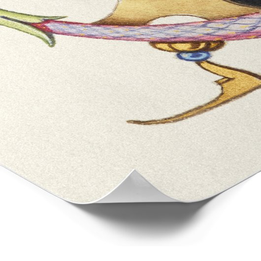 Poster Vintage Calligraphy (Coin)