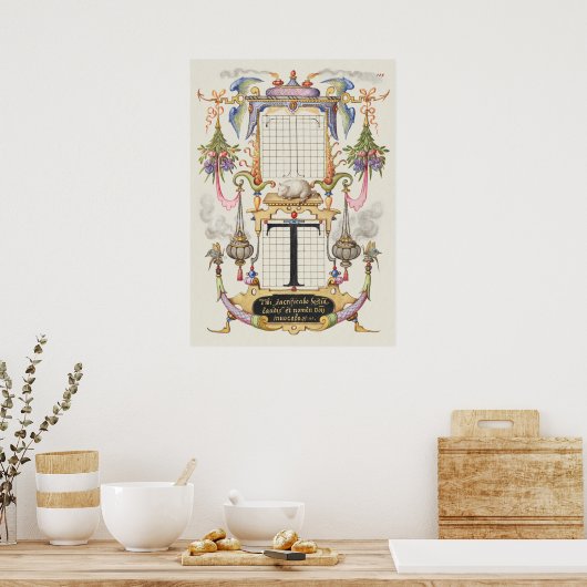 Poster Vintage Calligraphy (Cuisine)