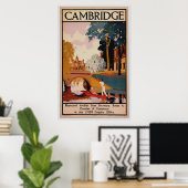 Poster vintage Cambridge (Bureau à domicile)