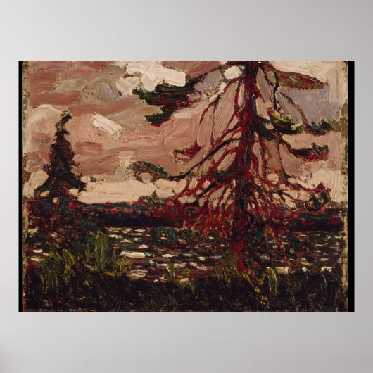 Poster Vintage Canadien Tom Thomson Paysage Pine Tree (Devant)