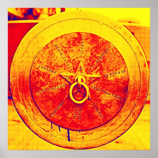 Poster vintage Cannon Pop Art (Devant)