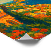 Poster Vintage Capri Italie Voyage (Coin)