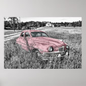 Poster Vintage Car (Devant)