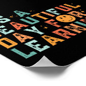 Poster Vintage C'est une belle journée pour apprendre (Coin)