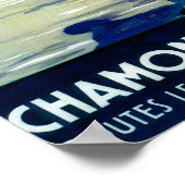 Poster Vintage Chamonix-Mont-Blanc Europe (Coin)