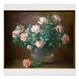 Poster Vintage Charles Ethan Porter Roses