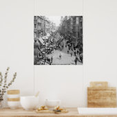 Poster Vintage Cheapside, 1895 Londres Angleterre (Cuisine)