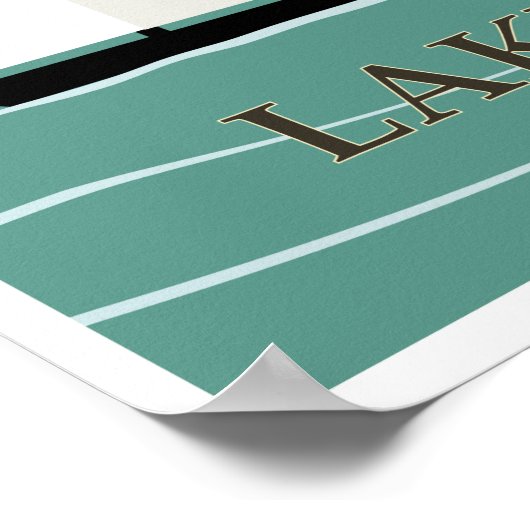 Poster Vintage Chicago Lake (Coin)