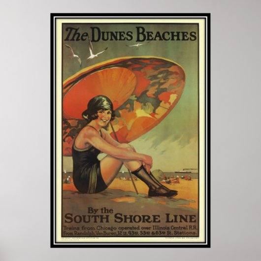 Poster Vintage Chicago, USA - (Devant)