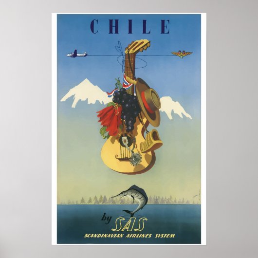 Poster Vintage Chili Scandinavie (Devant)