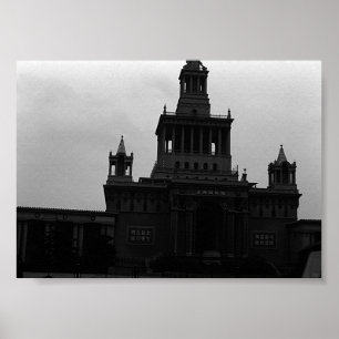 Poster Vintage China Exhibition hall