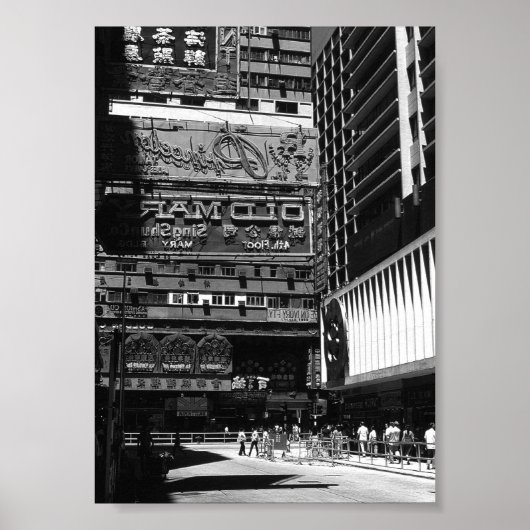 Poster Vintage China Hong Kong (Devant)