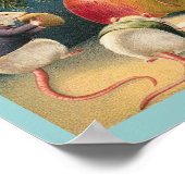 Poster Vintage Christmas Mice (Coin)